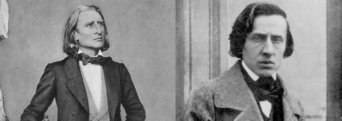 Franz-Liszt and Frédéric Chopin