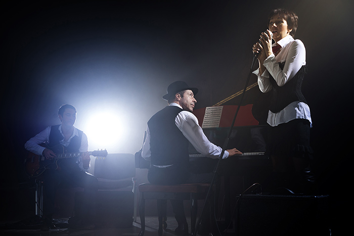 Jazz band performing