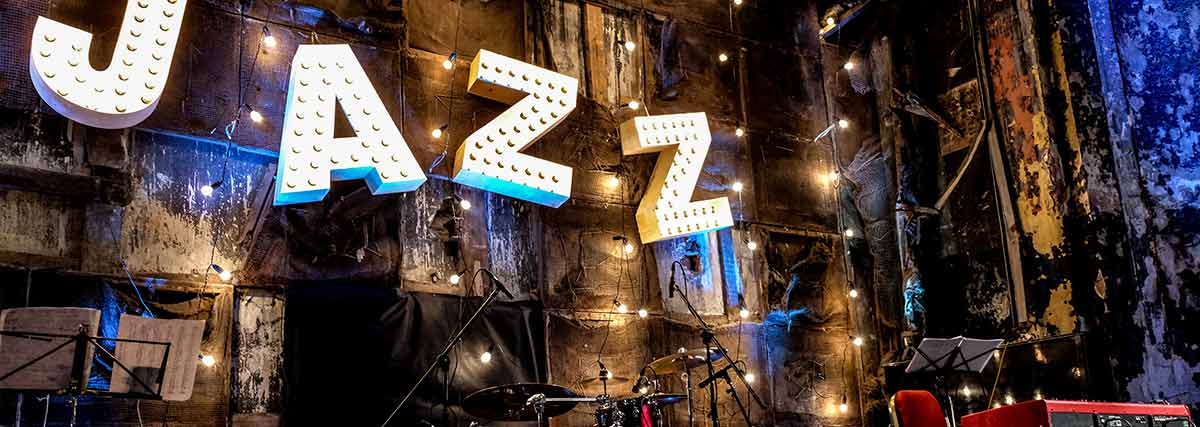 Jazz music concert stage