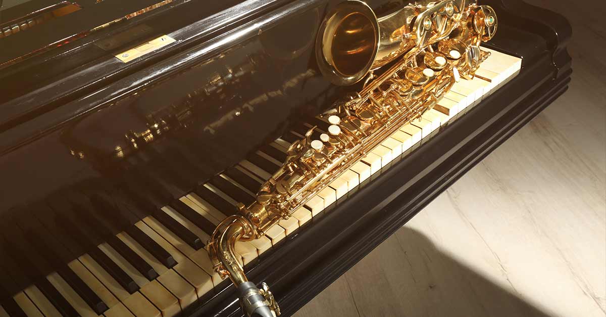 Piano and saxophone