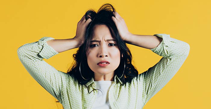 Stressed woman