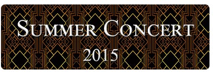 Summer concert 2015 - the Great Gatsby concert